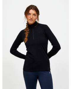 Magic Half Zip Women Black logo