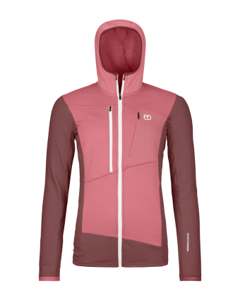 Fleece Grid Hoody Women