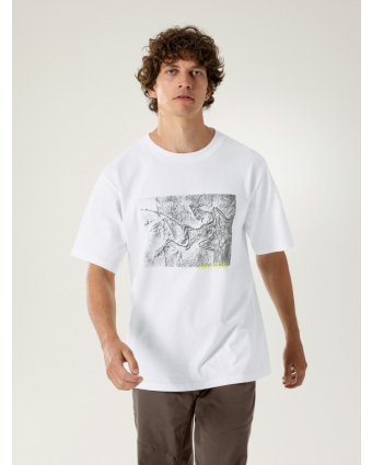 Arc'Teryx Kragg Cotton Lithographica SS Men 0017552 - White Light