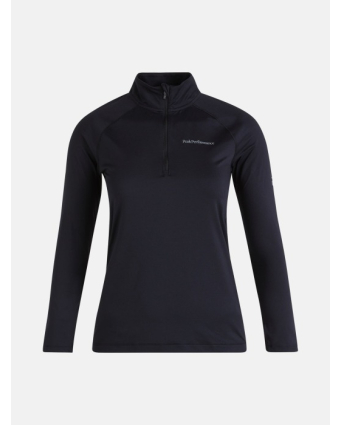 Women Magic Half Zip White logo