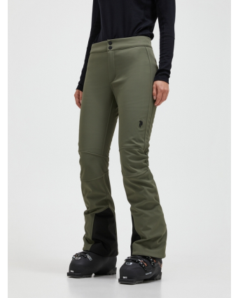 W Stretch Pants-PINE NEEDLE S