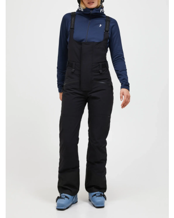 W 2L Stretch Bib Pants-BLACK S