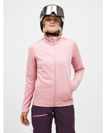 W Rider Tech Zip Jacket-WARM BLUSH L
