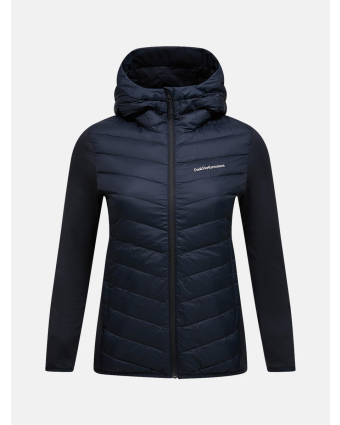 Peak Performance Frost Down Hybrid Hood Women Black - 050