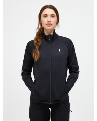 Peak Performance Women Chill Zip Jacket Black - 050