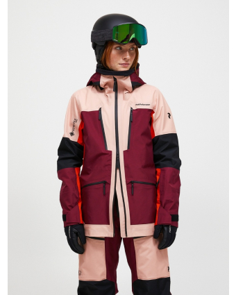 Peak Performance Vertical Gore-Tex Pro 3L Shell Jacket Women P63 - PEACH FUZZ