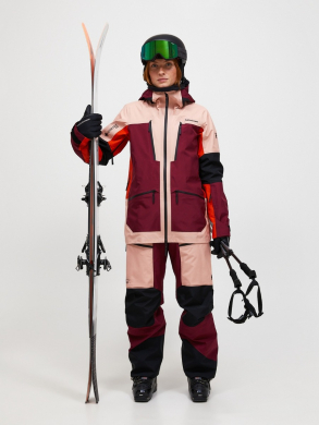 Peak performance GORE-TEX Proレッド スキーパンツ Peak Performance Vertical GORE-TEX Pro 3L Bib Pants Women | Ski