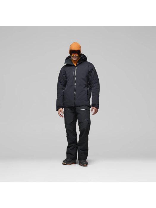 Norrøna lofoten Gore-Tex down800 Jacket Caviar Black Model Norrøna lofoten Gore-Tex down800 Jacket Caviar Black Model